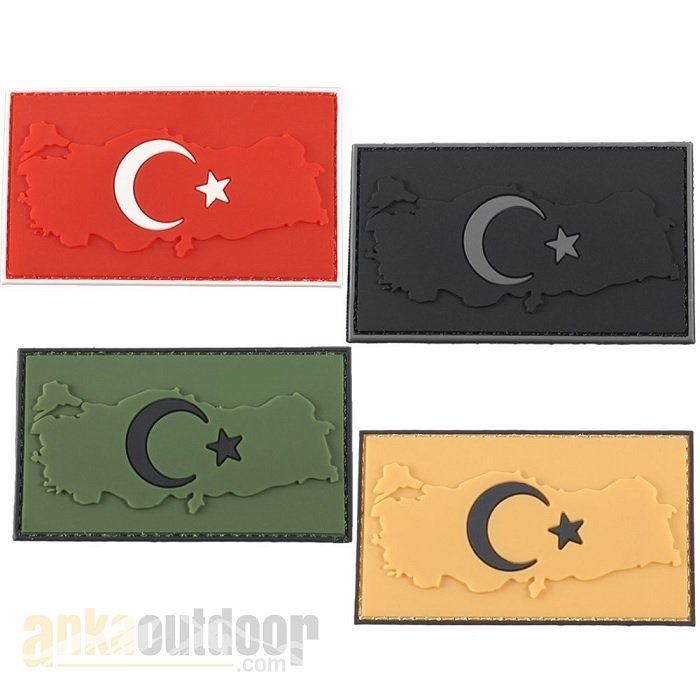 Anka Plastik Harita Türk Bayrağı Peç Kırmızı