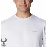 Columbia Tech Trail Crew Neck II T-Shirt Beyaz