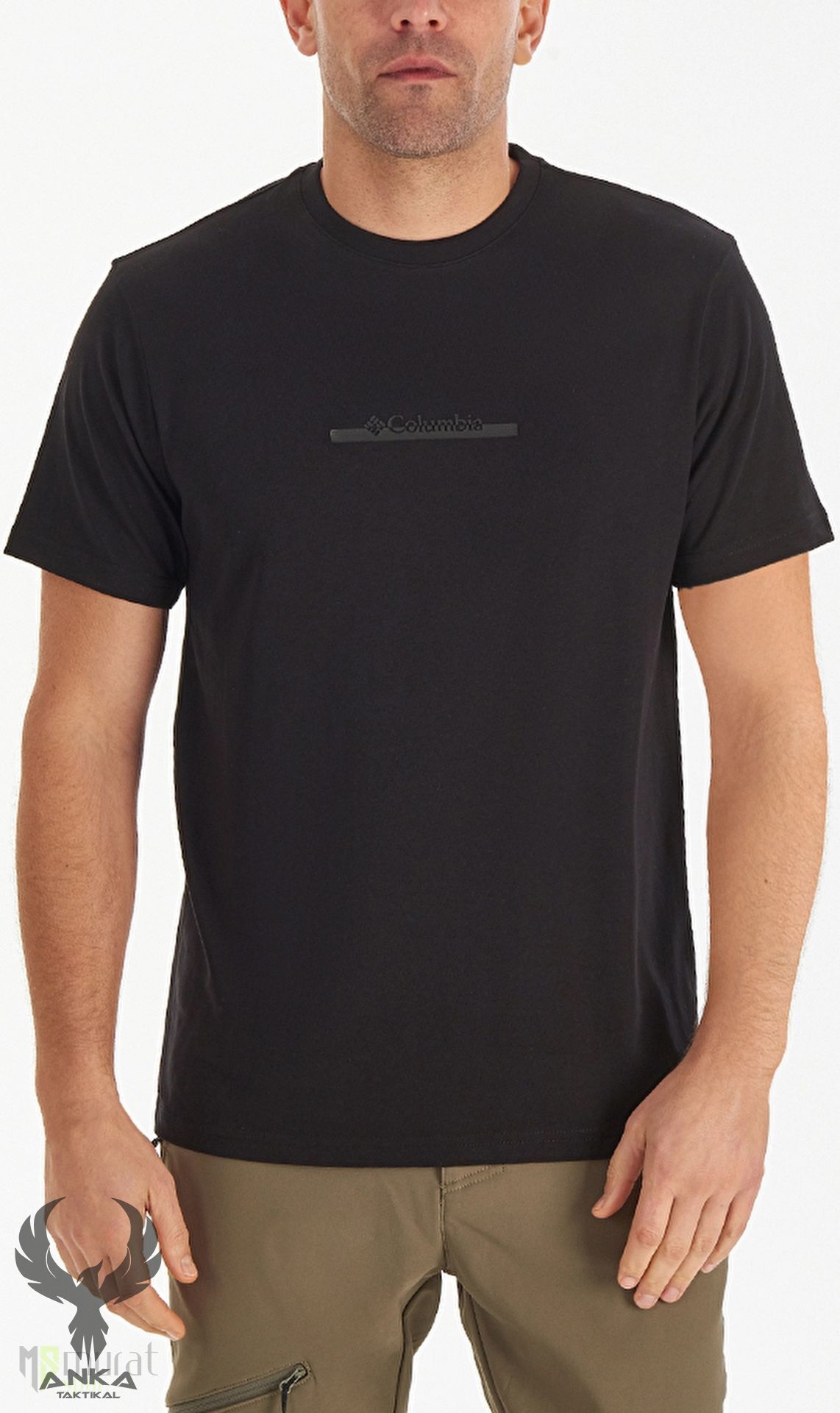Columbia Csc Bar Split Graphic T-Shirt Siyah