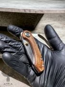 Leader Knives F101 Sapelli African Wood Çakı