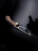 Leader Knives F101 Sapelli African Wood Çakı
