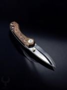 Leader Knives F101 Sapelli African Wood Çakı