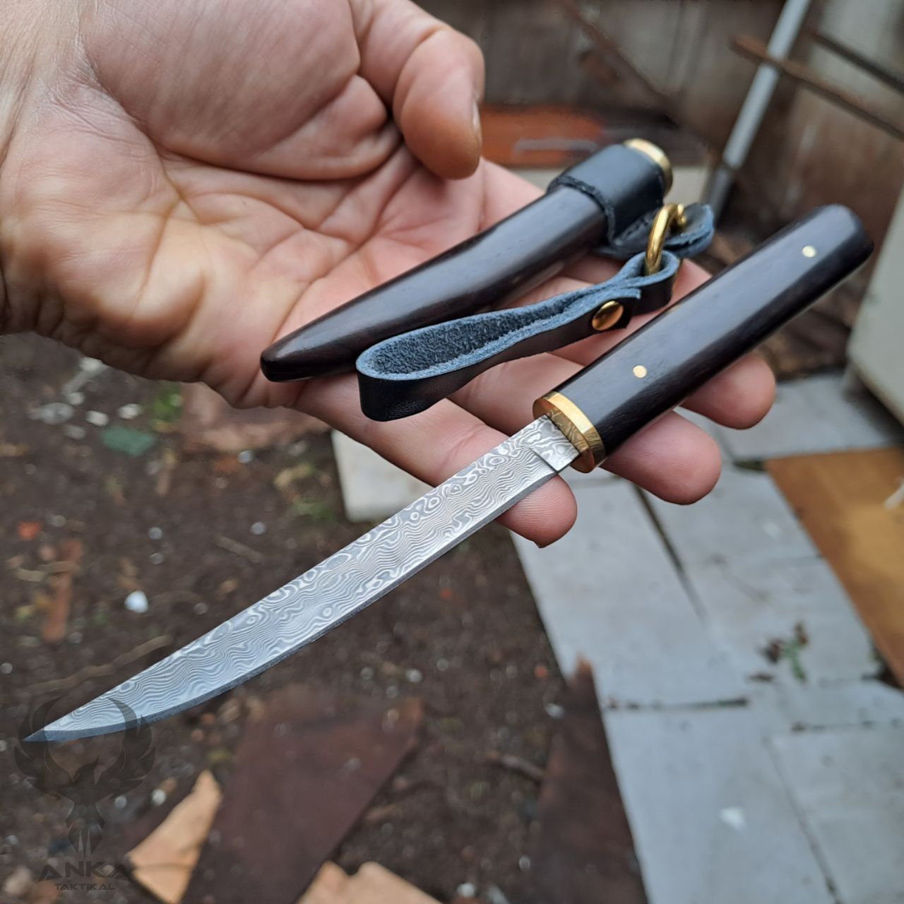 Japon Samurai VG10 Damascus Çelik Bıçak