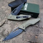 CRKT 4416 Division Deri Kılıflı Çakı