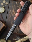 Microtech D/E Otomatik Bıçak Siyah