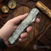 Microtech D/E Otomatik Bıçak Siyah