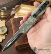 Microtech D/E Otomatik Bıçak Siyah