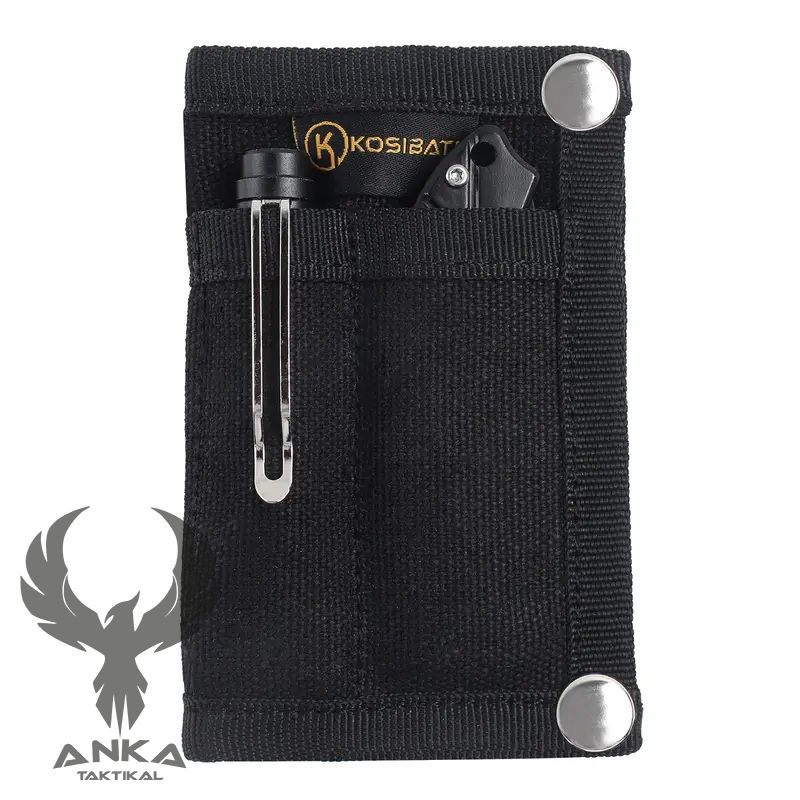 Kosibate Slim EDC Cüzdan Siyah