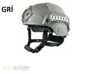 Airsoft Koruyucu Kask Gri