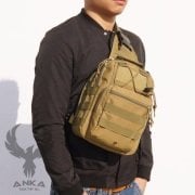 Tactical Sholder Çanta Kahve