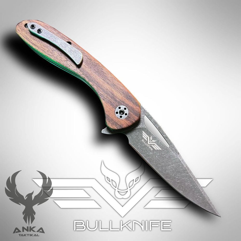 Bull Knife Flipper Cep Çakısı Ceviz