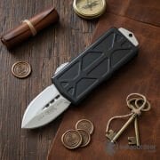 Microtech Exocet Satin Otomatik Bıçak Siyah