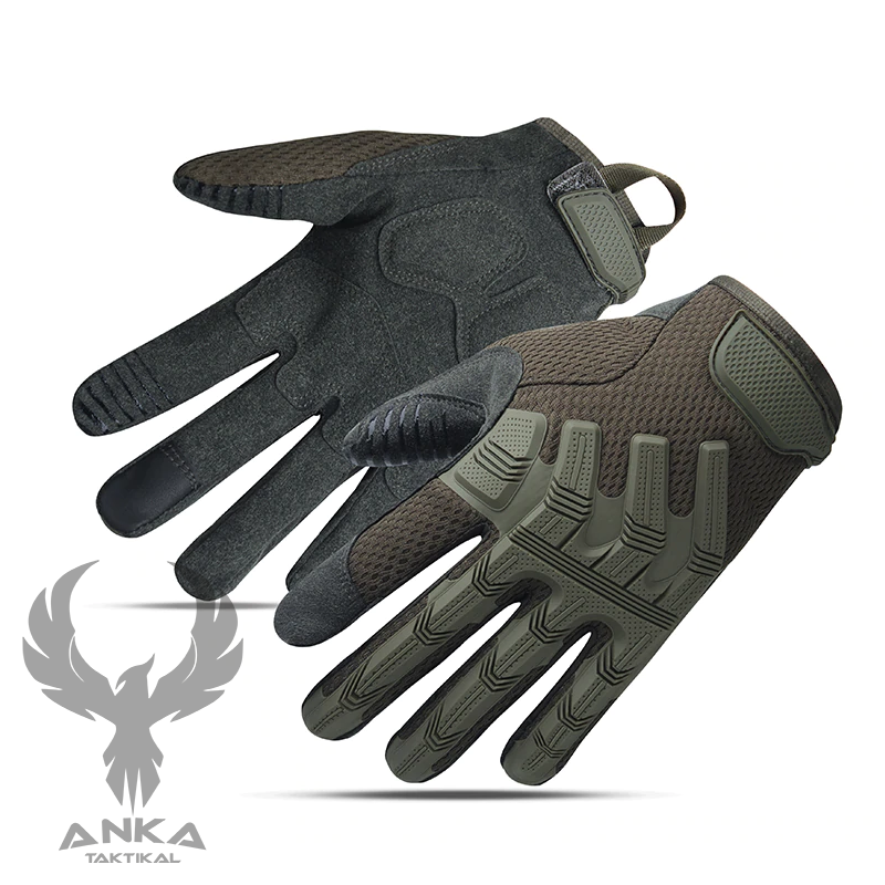 Anka Tactical Combat Eldiven Haki - L