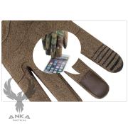 Anka Tactical Combat Eldiven Kahve - M