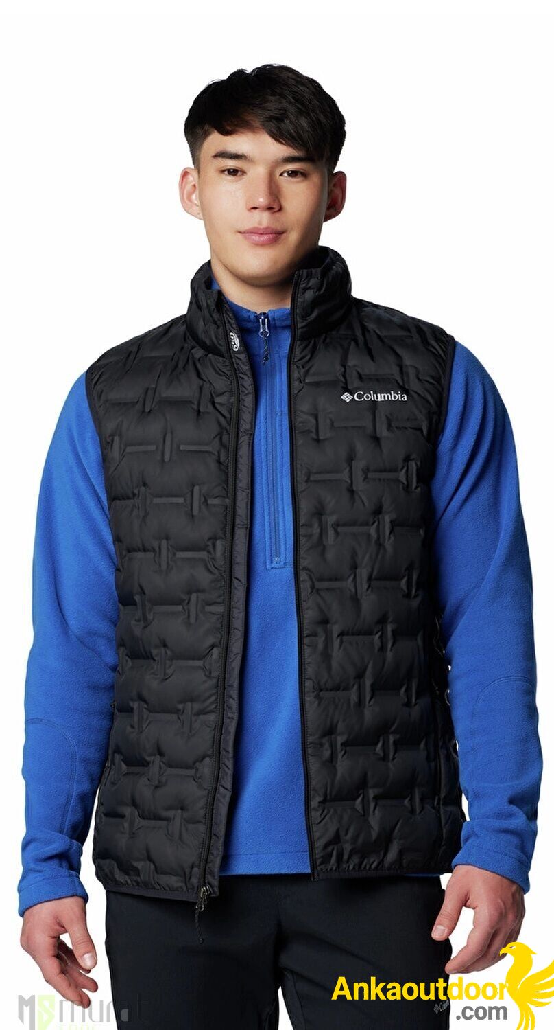 Columbia Delta Ridge Down Kaz Tüyü Yelek Siyah