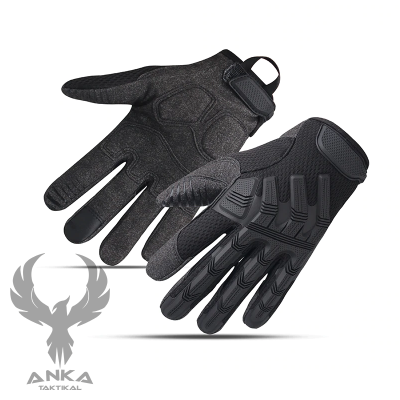 Anka Tactical Combat Eldiven Siyah - XL
