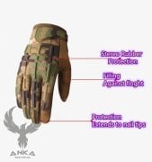 Anka Tactical Fury Eldiven Siyah - M