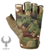 Anka Tactical Combat Kesik Eldiven Multicam - M
