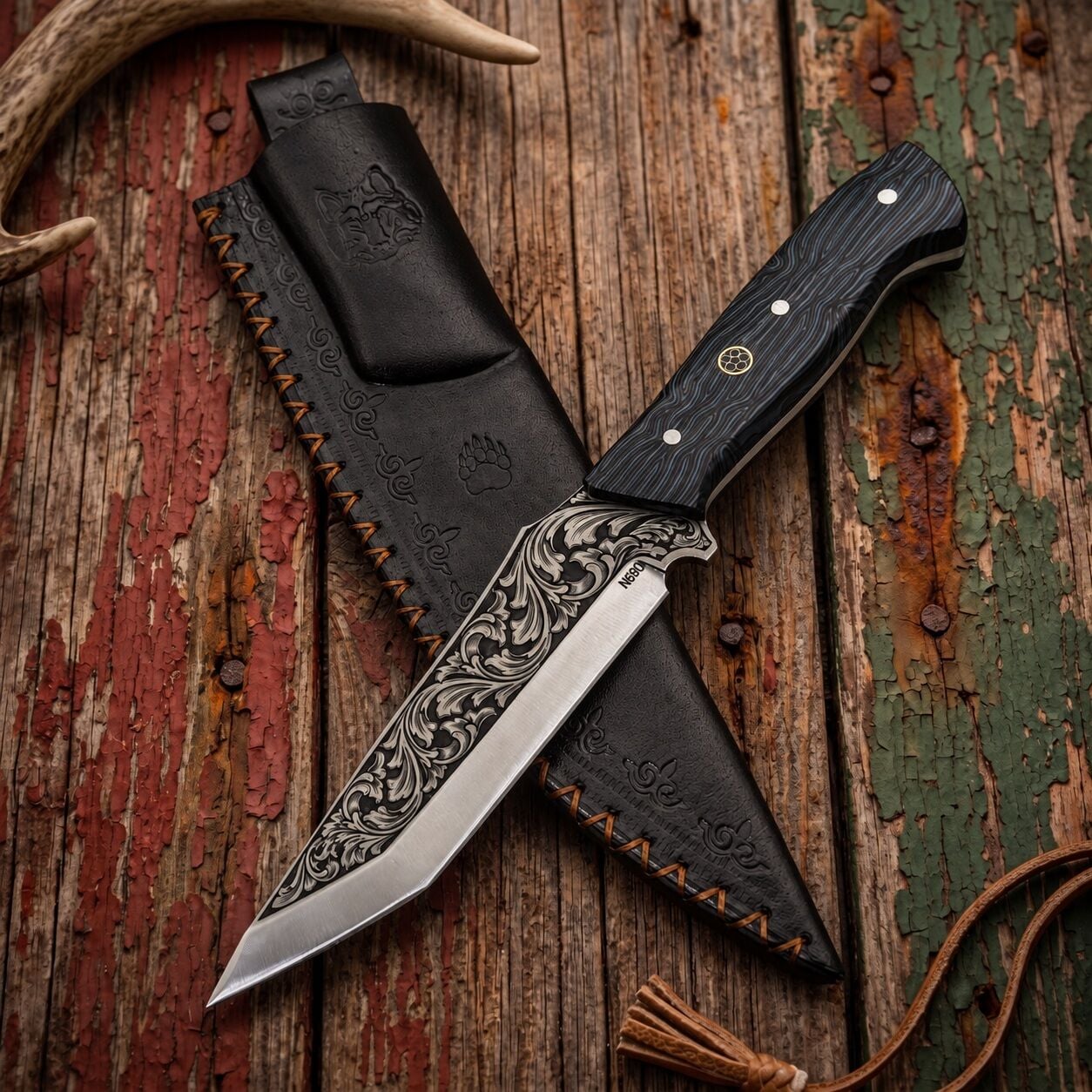 Night Vein N690 Böhler Bushcraft Bıçağı