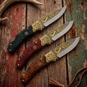 Viperion N690 Böhler Altın İşlemeli Çakı