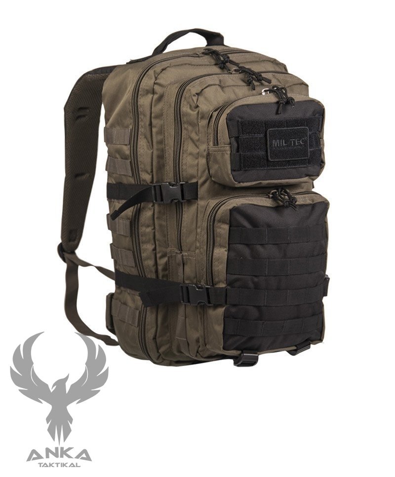 Sturm Mil-tec 36 LT Askeri Sırt Çantası Yeşil/Siyah | Ankaoutdoor