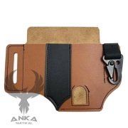 Çok Amaçlı PU Deri Kılıf EDC Organizatör Kılıf Kahve