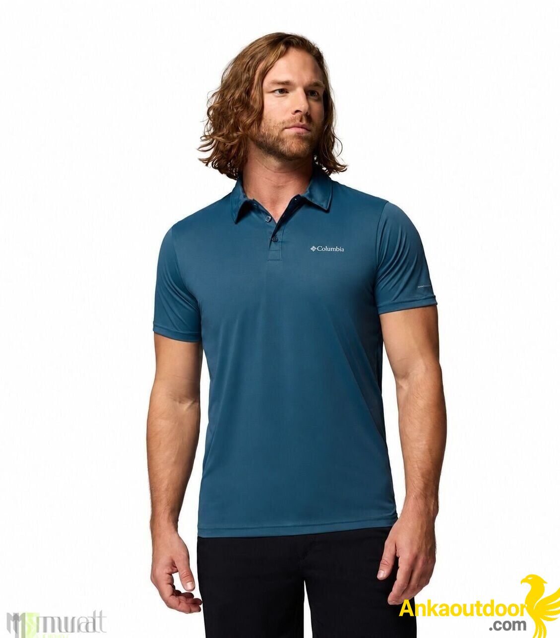 Columbia Hike Polo T-Shirt Mavi