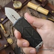 Microtech Exocet Satin Otomatik Bıçak Kırmızı