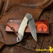 Sibirya Damascus Sedef Çakı