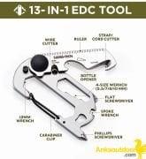 SWISS+TECH 13-IN-1 Karabina Multi Tool