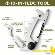 SWISS+TECH 10-IN-1 Karabina Multi Tool