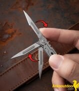 Skeleton Micro Titanium Neşter Çakı