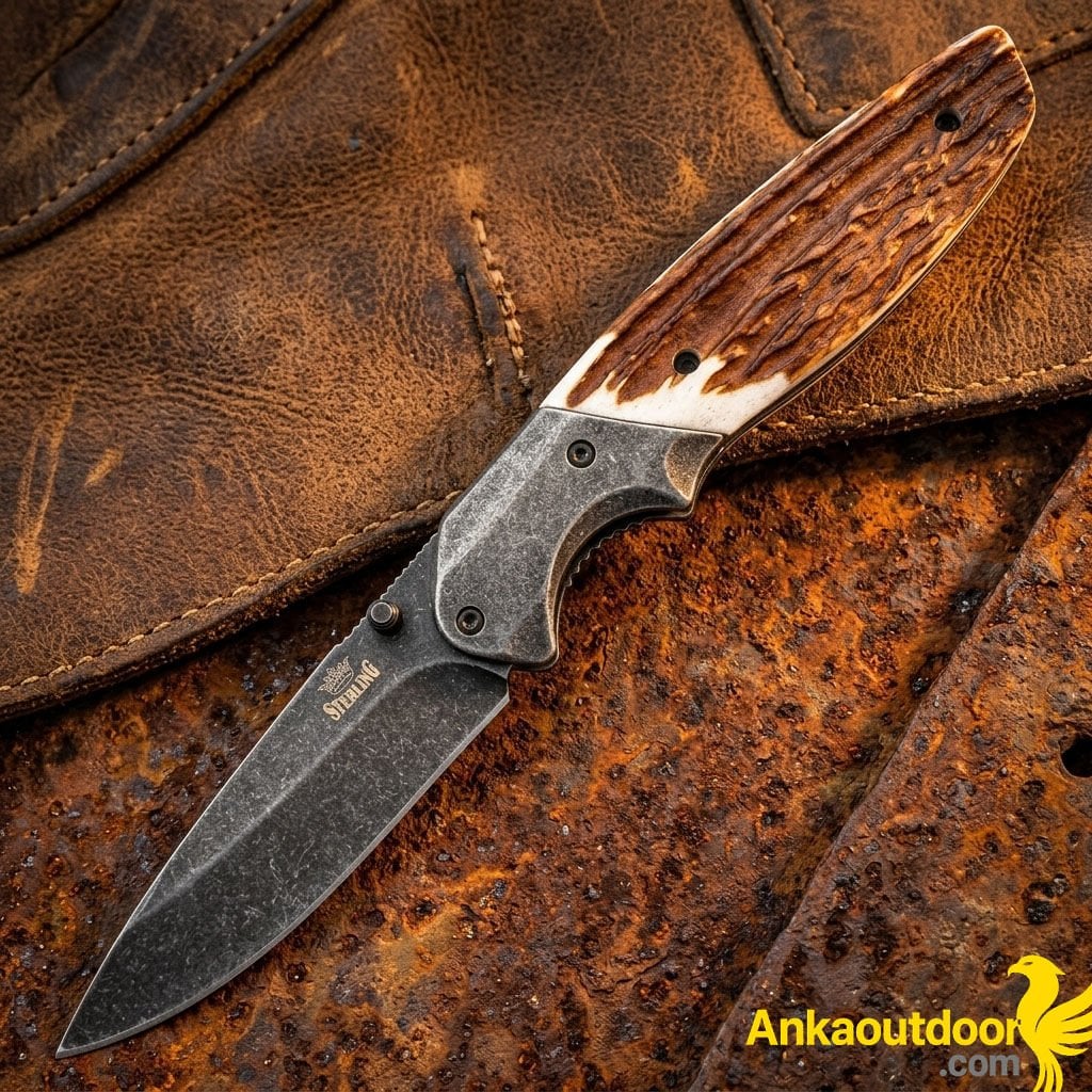 Sterling Deer Antler Bıçak