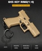Glock Minyatür 1/4 Anahtarlık Tabanca