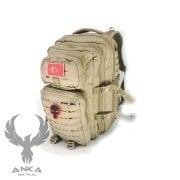 Combat Taktikal Askeri Sırt Çantası Bej