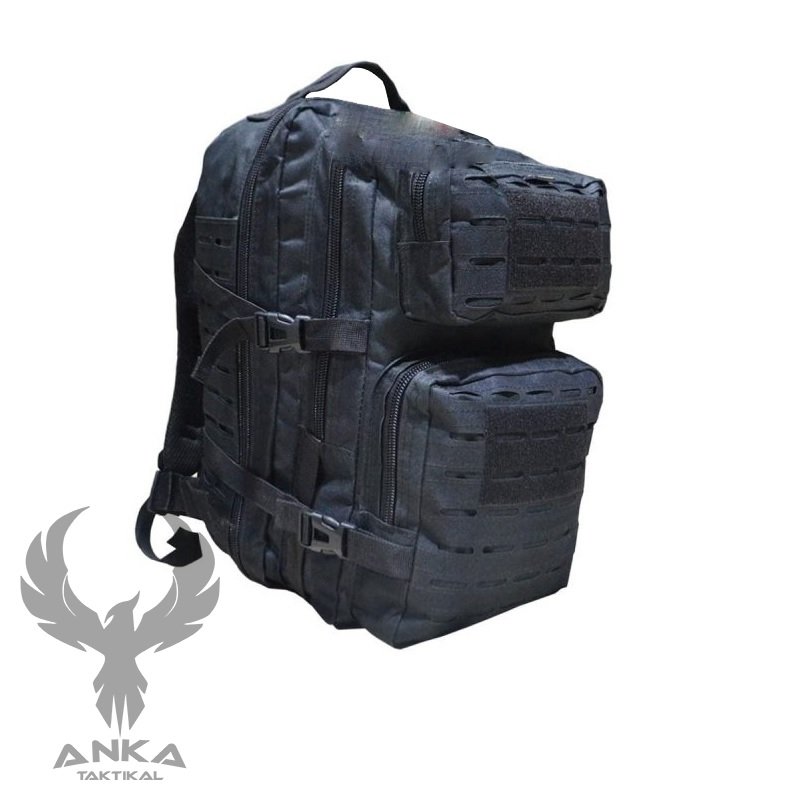 Combat Taktikal Askeri Sırt Çantası Siyah