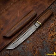 Shirogane Kage Damascus Wakizashi