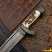 Black Stag Damascus Bowie Bıçak