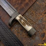 Black Stag Damascus Bowie Bıçak