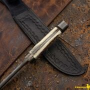 Black Stag Damascus Bowie Bıçak