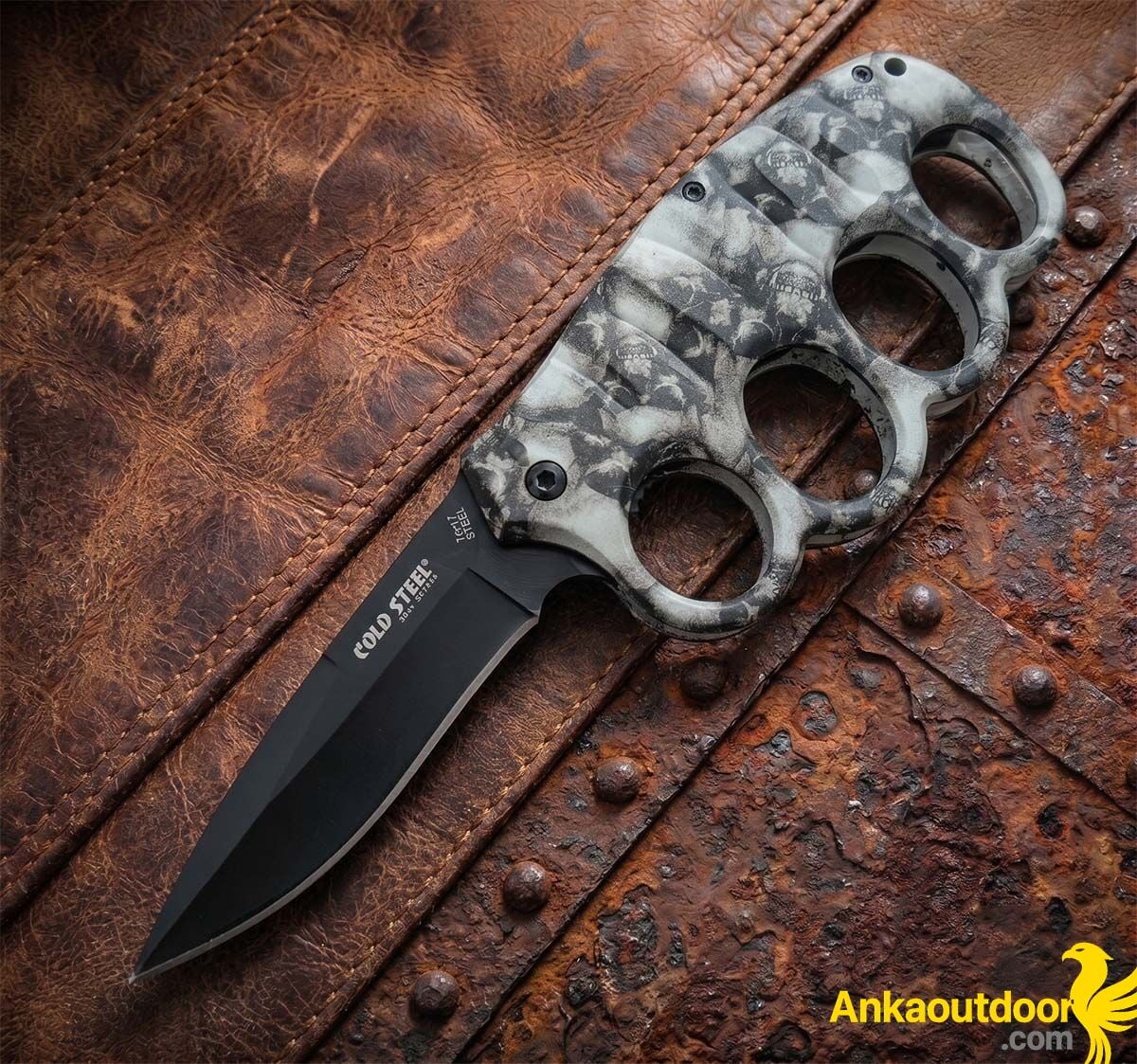 Cold Steel Knuckle Muştalı Bıçak Gri