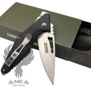 CRKT 4416 Division Deri Kılıflı Çakı Siyah