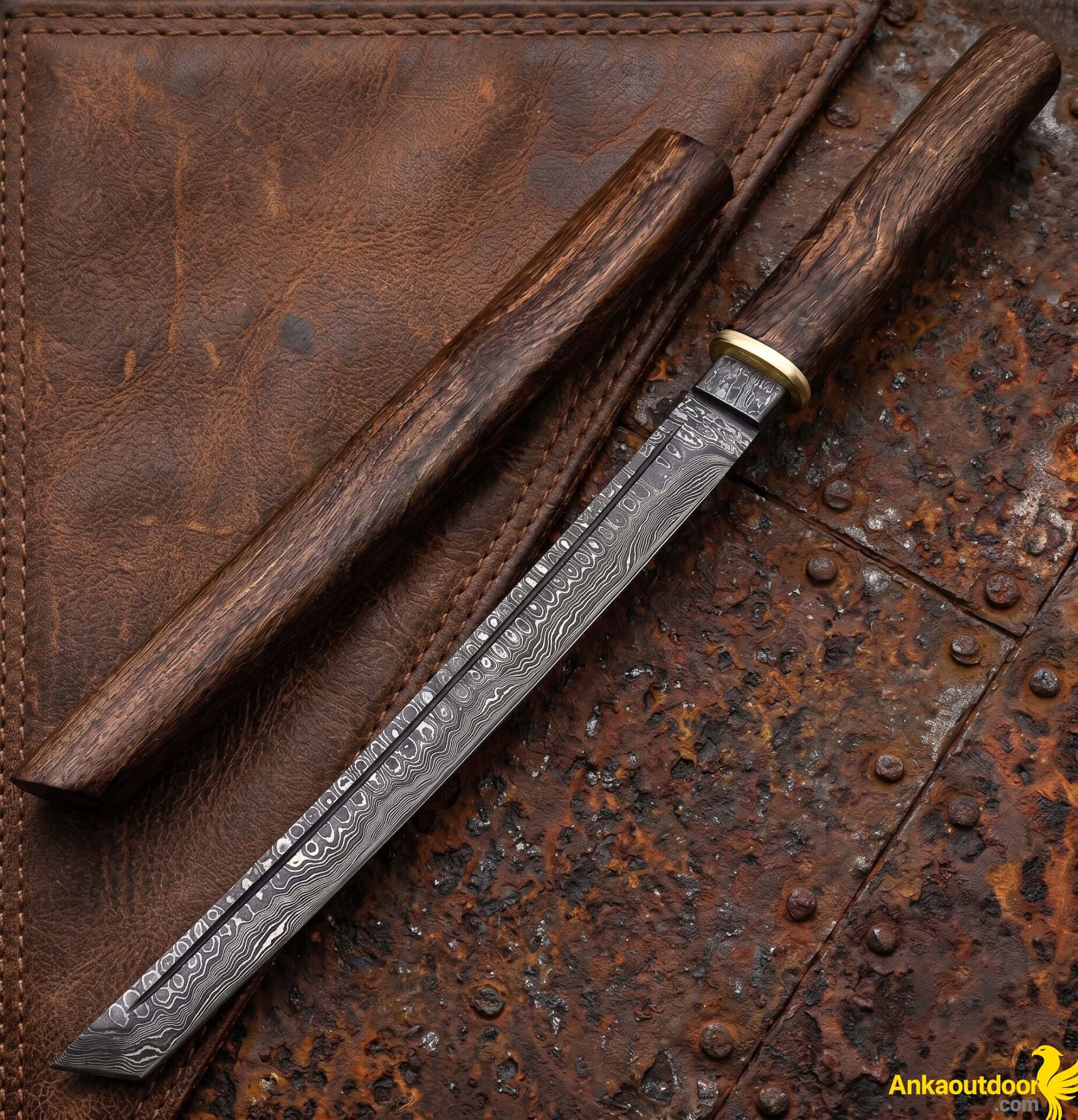 Takumi Damascus Wakizashi 50 cm