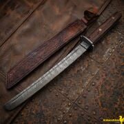 Ryumon El Yapımı Damascus Wakizashi