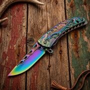 Forgeborn Series Dragon Ember Bıçak Rainbow