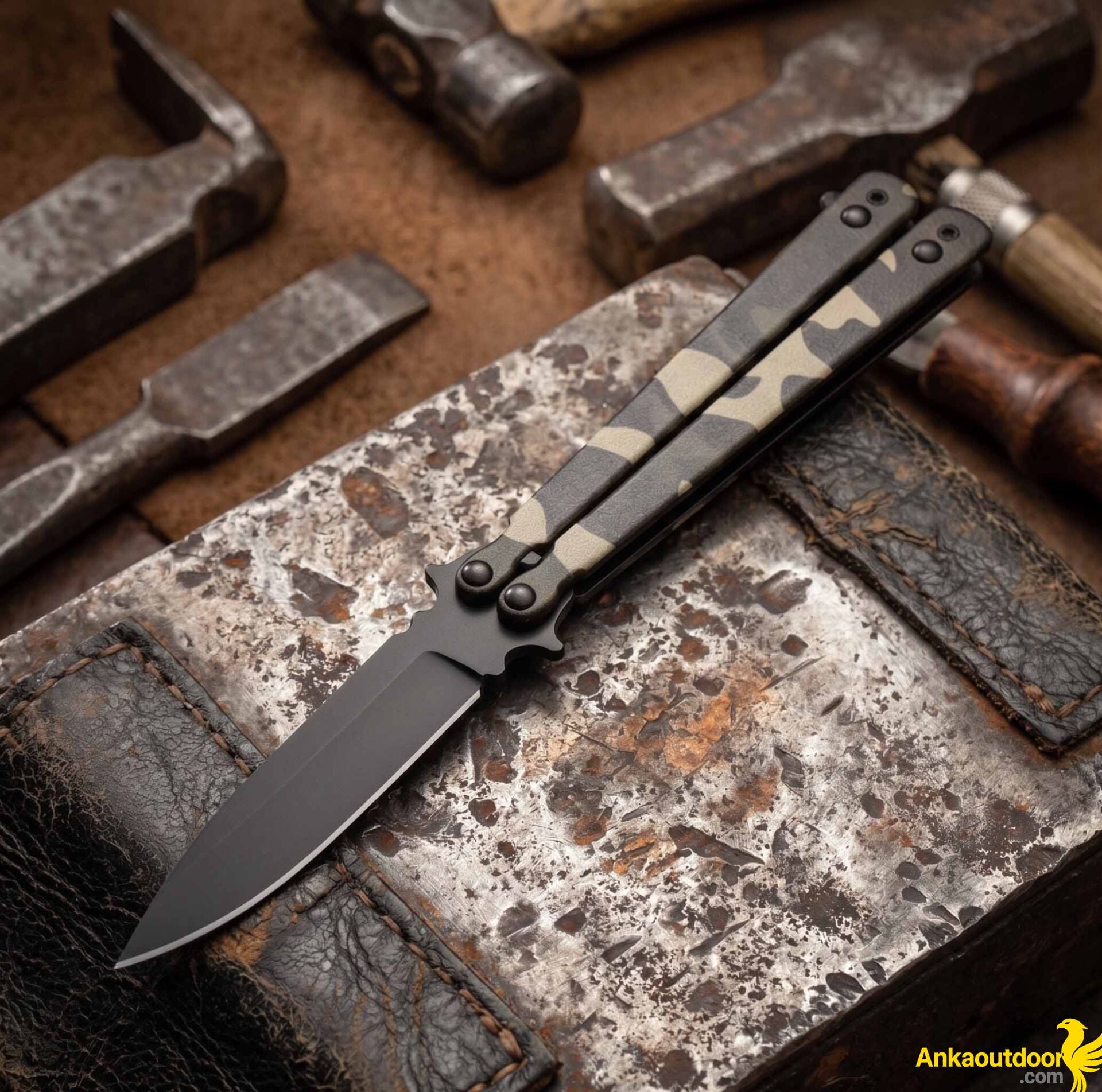 Shadow Camo Kelebek Çakı