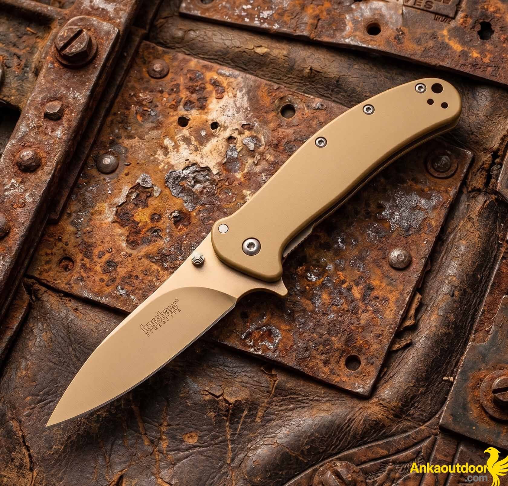 Kershaw Zing 1730SS Cep Çakısı Gold