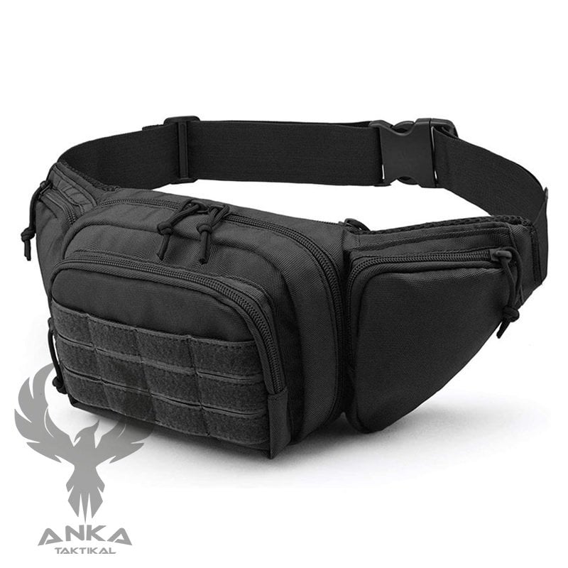 Anka Taktikal Silah Bel Çantası Siyah