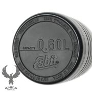 Esbit Paslanmaz Çelik Yemek Termosu Siyah 0,60L