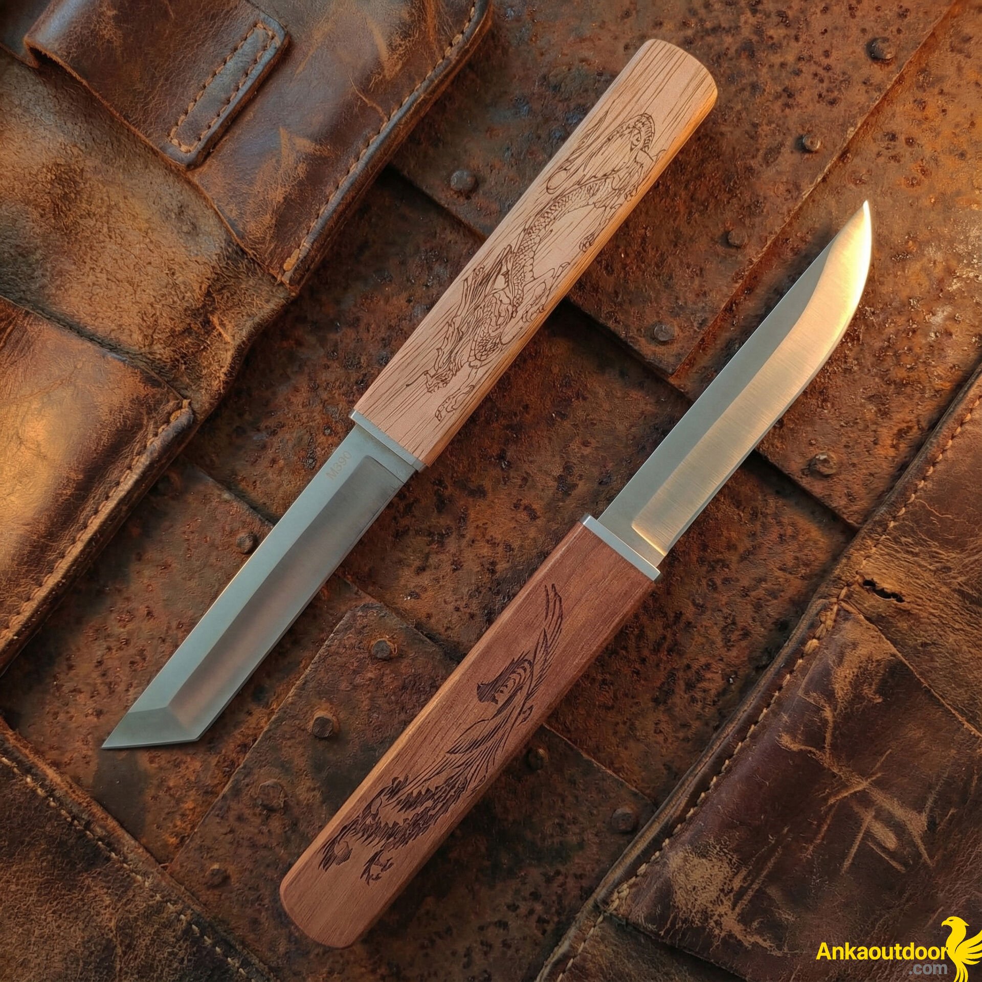 Twin Blade D2 Bıçak Desenli